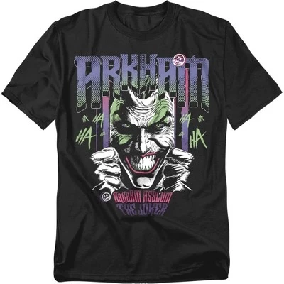 Мужская футболка Joker Arkham HAHA, черная