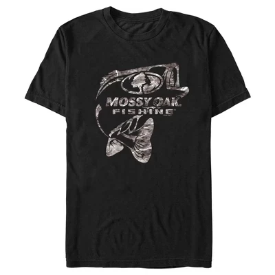 Мужская футболка с логотипом Fish Classic черного цвета
