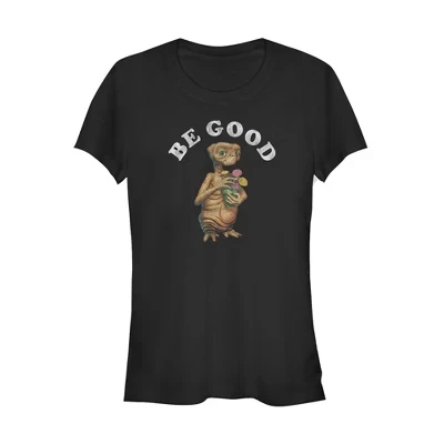 Женская футболка E.T. Be Good Flower, черная