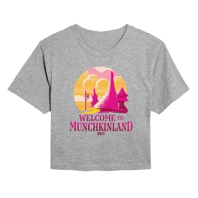 Женская футболка Wicked «Munchkinland», серая