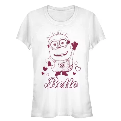 Женская футболка Despicable Me Minion Hello Bello, белая