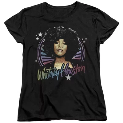 Женская футболка Color Burst Whitney черного цвета