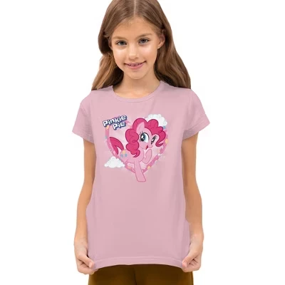 Футболка для мальчиков с коротким рукавом Tv Pinkie Pie, розовая
