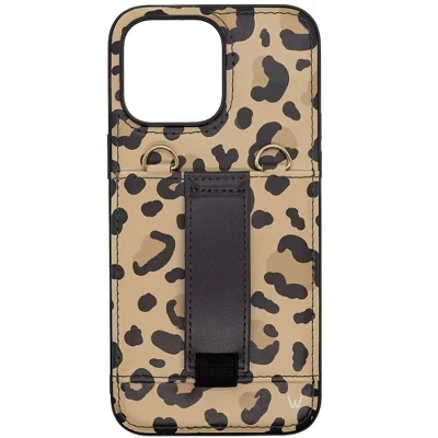 Чехол-клатч Walli Purse для iPhone 13 Pro Max с ремешком, коричневый