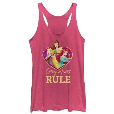 Женская майка-беговел Princesses Valentine Strong Hearts Racerback