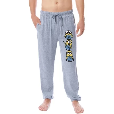 Мужские джоггеры Despicable Me Minions Chibi, серые