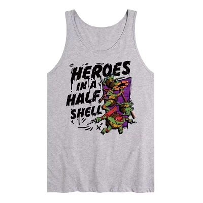 Мужская одежда - Герои-мутанты Mayhem В майке с графическим рисунком Half Shell athletic heather