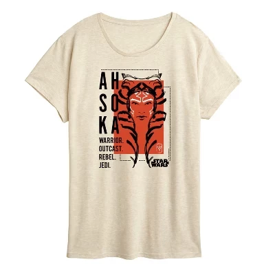 Women's -  - Ahsoka Collage Short Sleeve Graphic T-Shirt birch