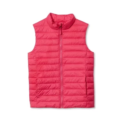 Жилет для девочек Lands End ThermoPlume, малиновый
