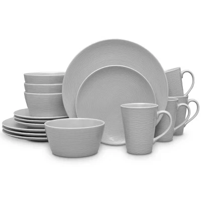 Набор посуды Noritake Colorscapes, 16 предметов, серый