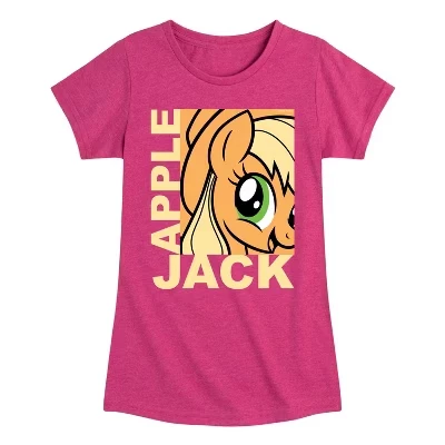 Футболка для девочек My Little Pony Apple Jack, фуксия