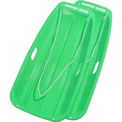 Детские санки Slippery Racer Downhill Sprinter 89 см, зеленые (2 шт)