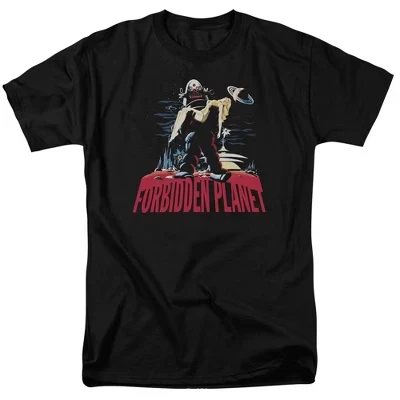 Мужская футболка Forbidden Planet Robby And Woman черного цвета