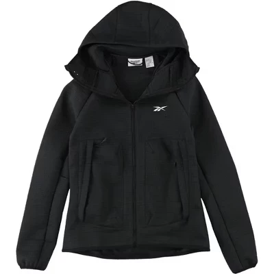 Женская куртка reebok thermowarm deltapeak, черная