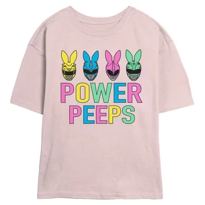 Женская футболка Power Rangers Power Peeps, синяя