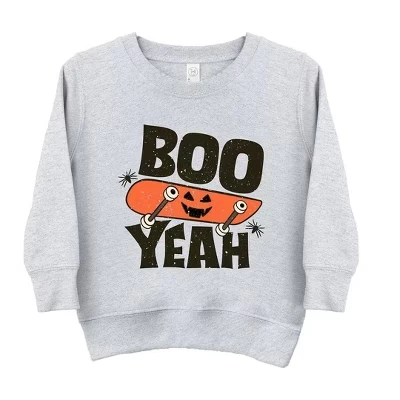 Свитшот для девочек The Juniper Shop Boo Yeah, серый