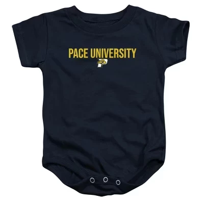 Комбинезон для младенцев NCAA Pace University Stacked, темно-синий