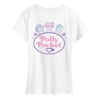 Женская футболка с коротким рукавом с логотипом Polly And Friends, белая