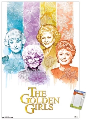 Постер Trends International Golden Girls Older, белый