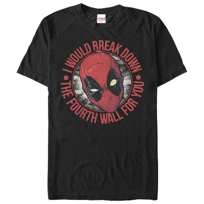 Мужская футболка Marvel Дэдпул, черная