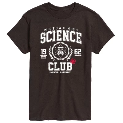 Мужская футболка с коротким рукавом Midtown High Science Club коричневого цвета с графическим рисунком