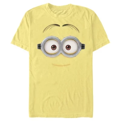 Мужская футболка Minions Dave Focused Big Face с бананом