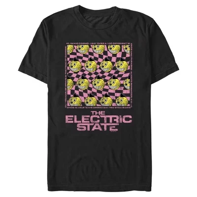 Мужская футболка Cosmo в клетку The Electric State черного цвета