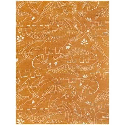 Детский ковёр Balta Rugs Parker Dinosaur, оранжевый