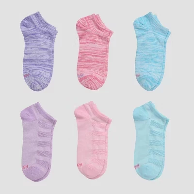 Носки для девочек Hanes Premium, 6 пар, невидимые