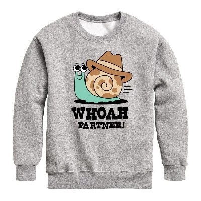 Детская толстовка Instant Message Whoah Snail, меланжевая