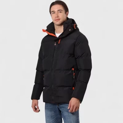 Мужской пуховик Canada Weather Gear, черно-оранжевый