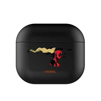 Чехол для AirPods 3 Keyscaper Deadpool Badge, черный