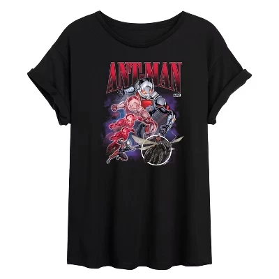Женская футболка с объемным рисунком Antman Collage, цвет черный