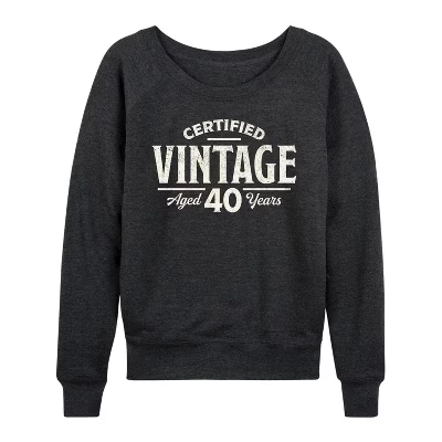 Женский лонгслив Instant Message Vintage 40, серый меланж