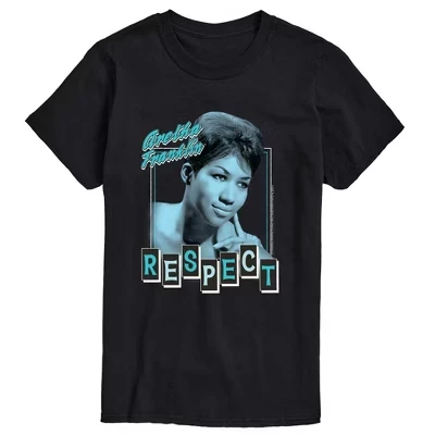 Мужская футболка с коротким рукавом и графическим рисунком Respect Portrait, черная