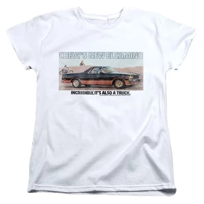 Женская футболка Chevrolet El Camino, белая