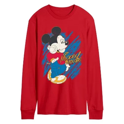 Мужской лонгслив Disney Mickey Pose, красный
