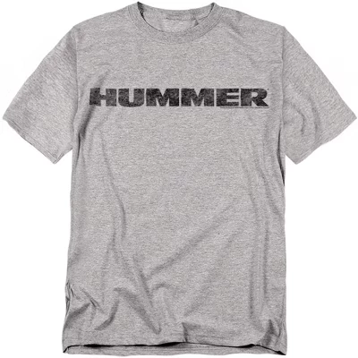 Мужская футболка с логотипом Hummer Distressed Hummer athletic heather