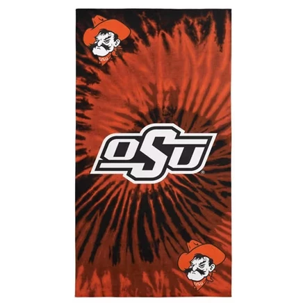 Пляжное полотенце NCAA Oklahoma State Cowboys Tie Dye 30x60 дюймов