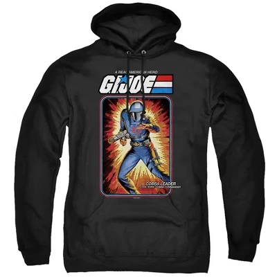 Толстовка с капюшоном Cobra Commander Card для взрослых, черная