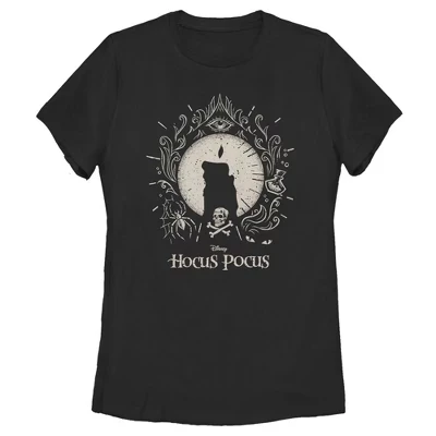 Женская футболка Hocus Pocus «Черная свеча», черная