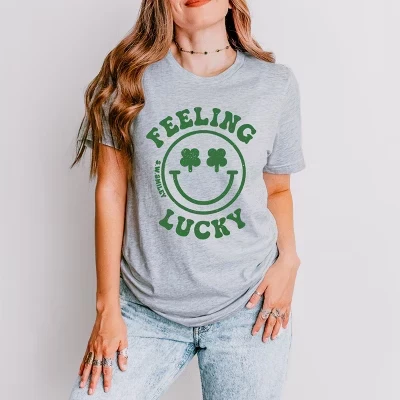 Футболка с коротким рукавом S.W.Smiley Feeling Lucky Smiley Face