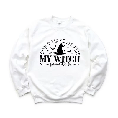 Женский свитшот Simply Sage Market Witch Switch, белый