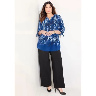 dark sapphire ombre medallion