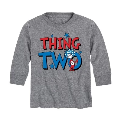 Футболка American Thing Two с длинным рукавом и графическим рисунком athletic heather