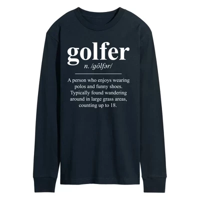 Мужской лонгслив Instant Message Golfer Definition, синий