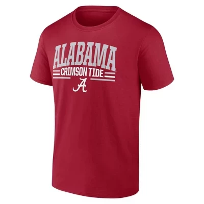 Мужская двухкомпонентная футболка Alabama Crimson Tide - Кардинальный красный
