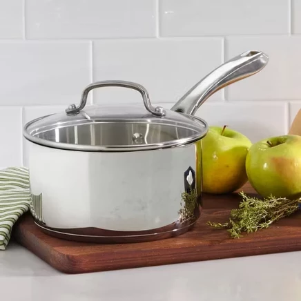 Ковш Cuisinart Classic 2,4 л с крышкой, стальной