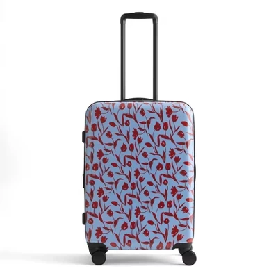 Женский чемодан Vera Bradley Outlet Large жесткий, floating tulips