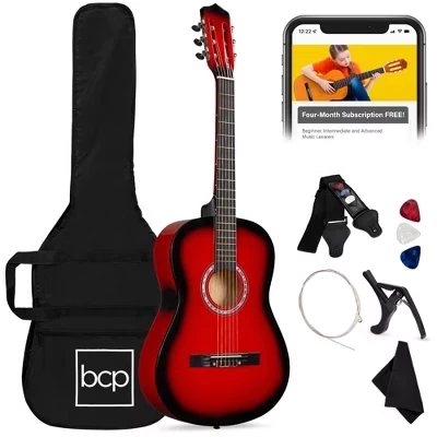 Акустическая гитара Best Choice Products 38″ набор, красная